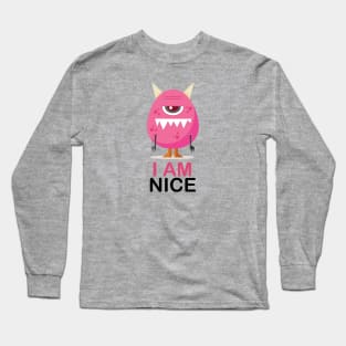 i am nice t-shirt Long Sleeve T-Shirt